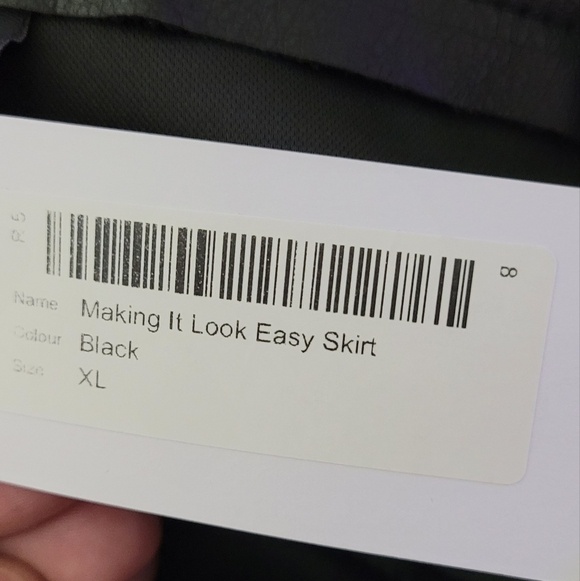 Only Black Faux Leather Skirt NWT XL Zipper Details Asymmetrical Front Panel - Picture 5 of 7